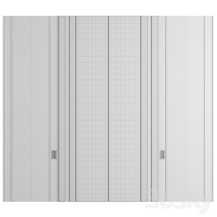 Wall Panel Decor 15 3DS Max Model - thumbnail 2