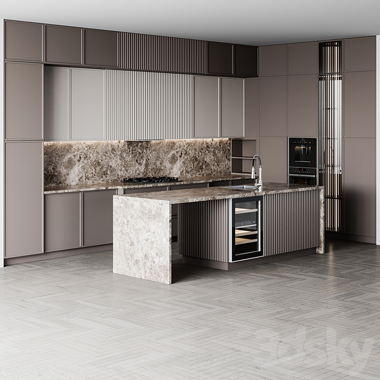 kitchen modern203 3DS Max