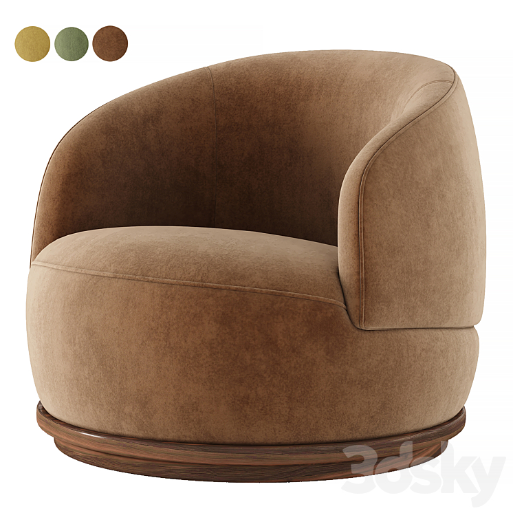 ORBIT Armchair by District Eight 3DS Max - thumbnail 2