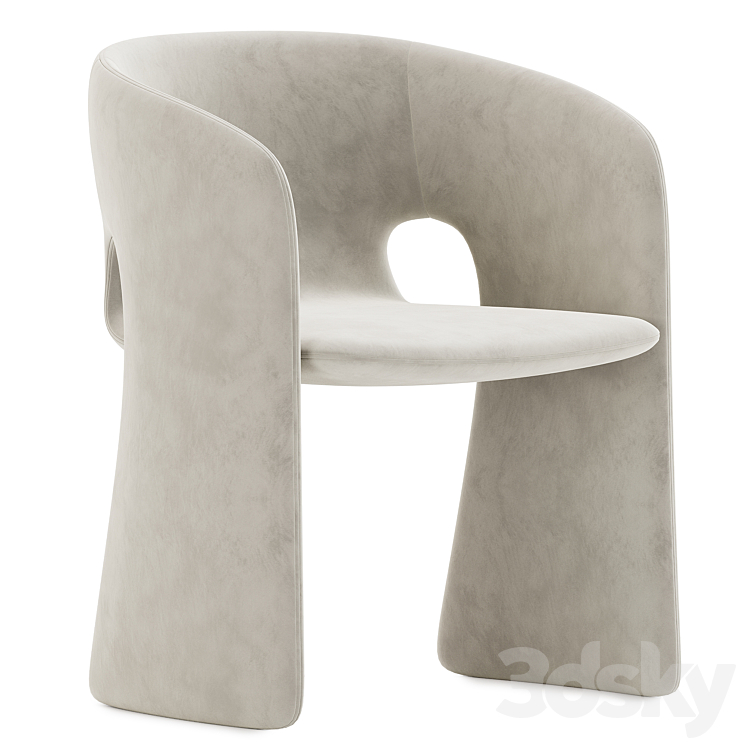 Celeste Dining Chair Roche Bobois 3DS Max - thumbnail 2