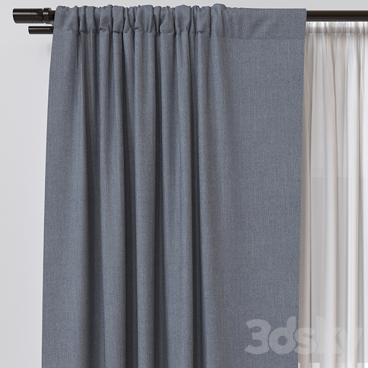 Curtain A299 3D Model