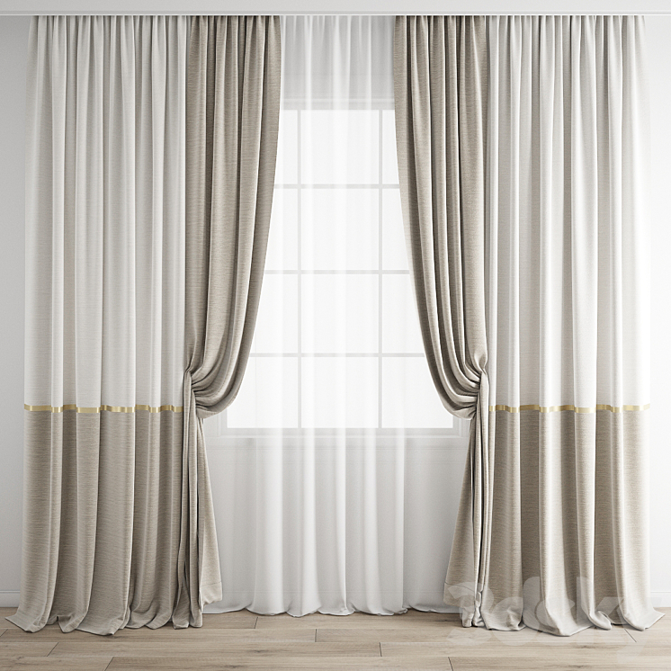 Curtain 688 3D Model