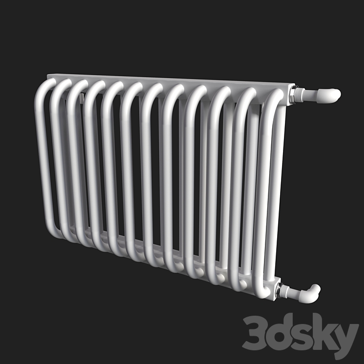 Tubular radiator KZTO RS?-2 3D Model