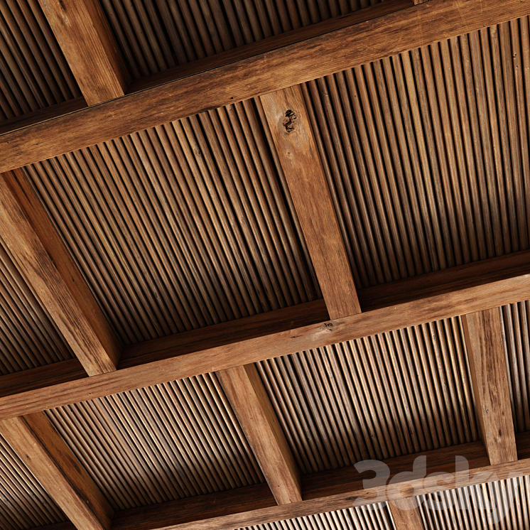 Ceiling on beams No. 8 3D Model