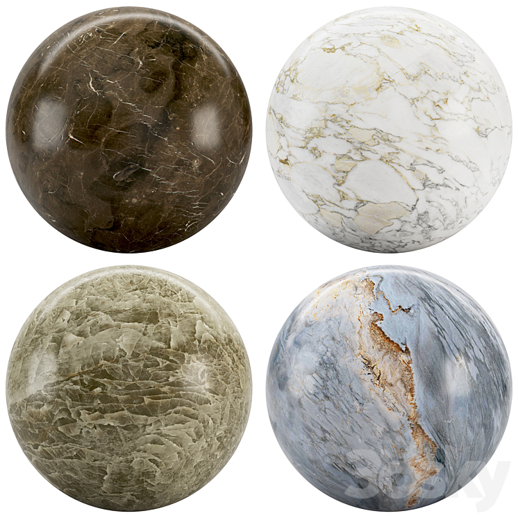 Collection Marble 80 3D Model