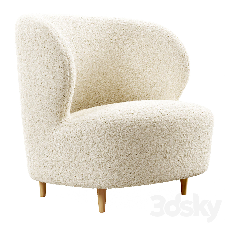 Stay Lounge Chair 3DS Max Model - thumbnail 1