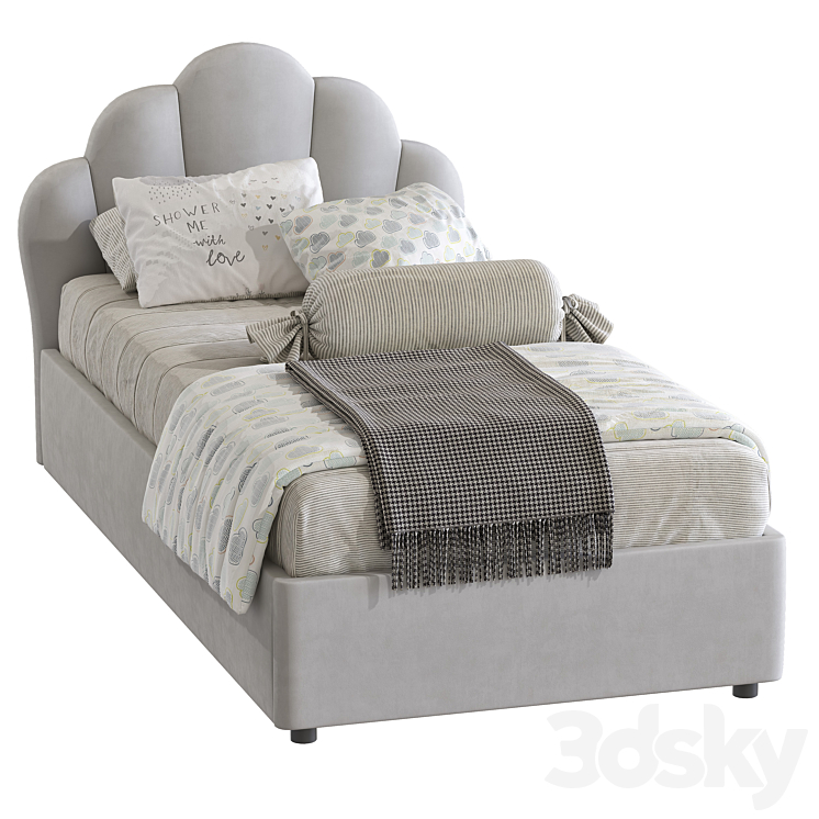 Bed Dkd 288 3DS Max Model - thumbnail 2