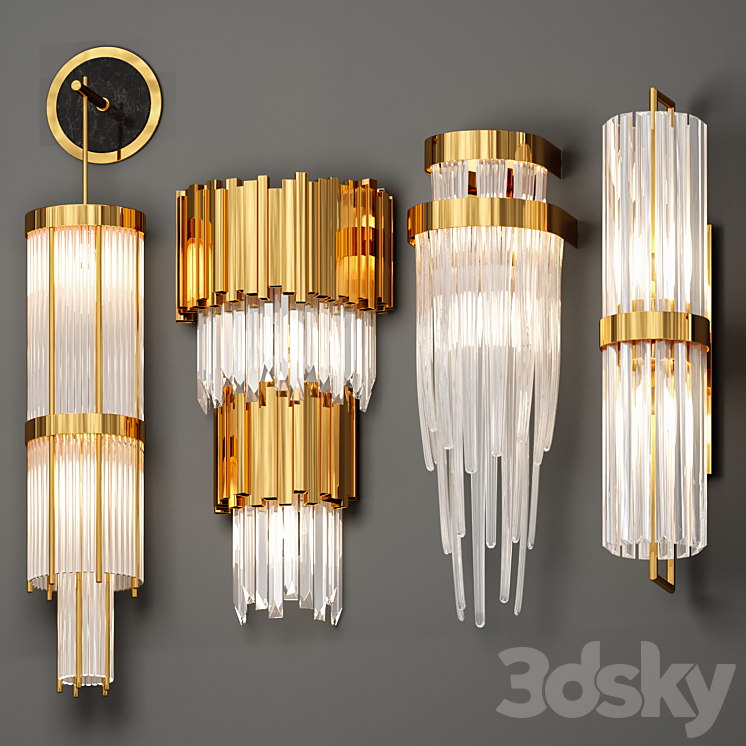 Luxxu Wall Lamps 2 3DS Max Model - thumbnail 2