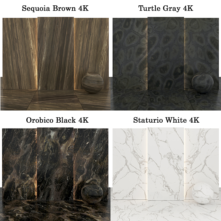 Collection Marble 81 3D Model Free