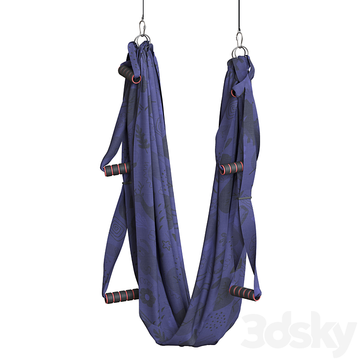 Aero yoga hammock 3D Model Free