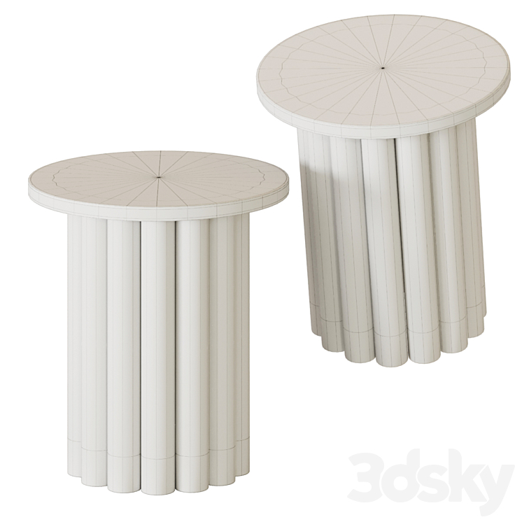 Hera Side Table 3D Model