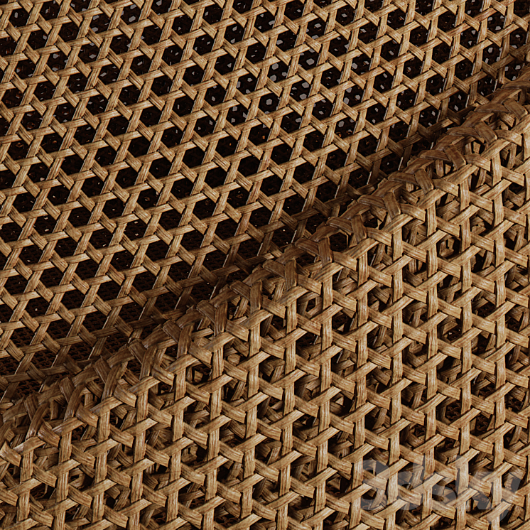 Weaving material | Rattan | 01 3DS Max Model - thumbnail 2