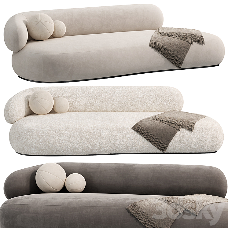 Canape haricot Alba Sofa by Westwingnow 3DS Max Model - thumbnail 1