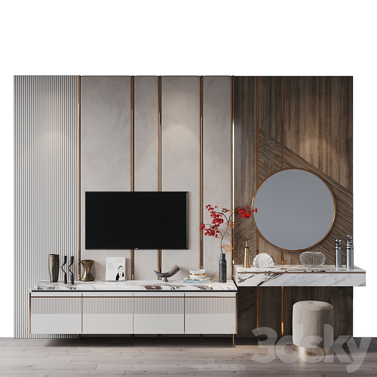 tv set 226 3D Model