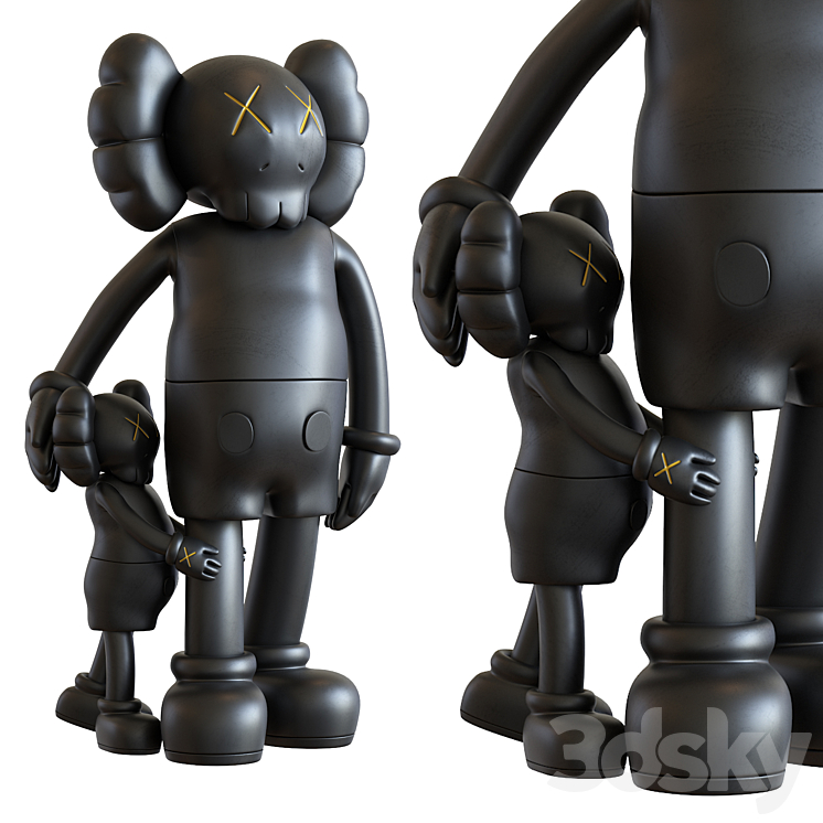 Kaws Good Intentions 2021 3D Model