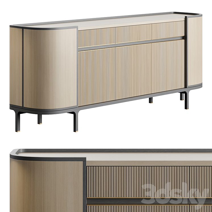 Frato CREMONA Sideboard 3DS Max Model - thumbnail 1
