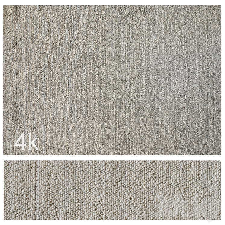 Carpet set 13 – Wool Rug / 4K 3D Model