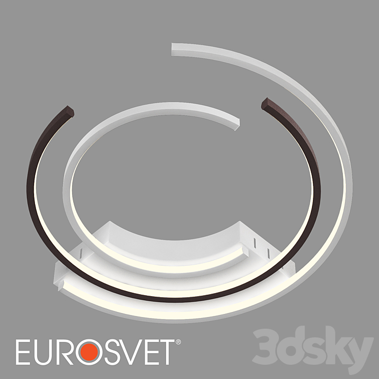 OM Ceiling LED lamp Eurosvet 90248/3 Gross - Ceiling lamp - 3D model
