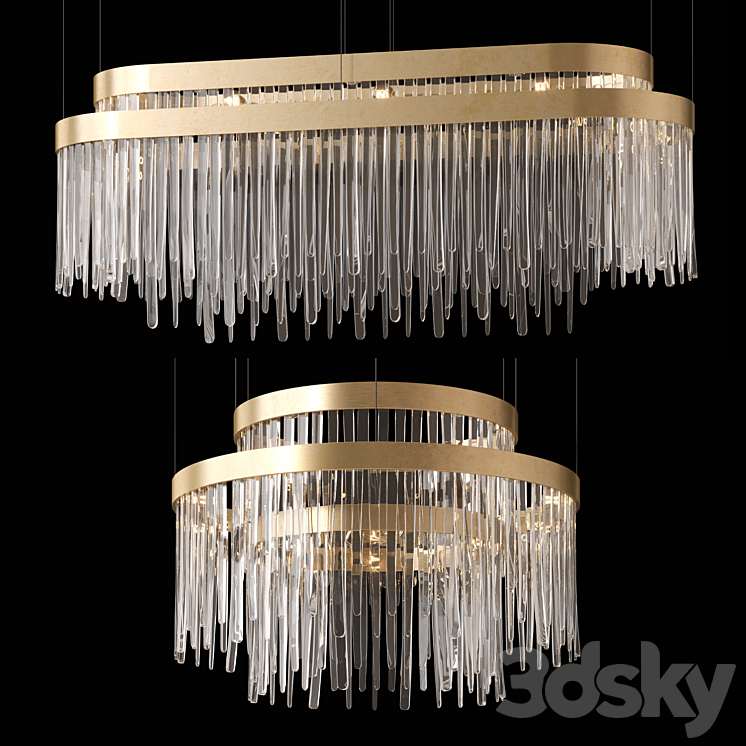 Babel Chandeliers by Luxxu 3DS Max - thumbnail 1
