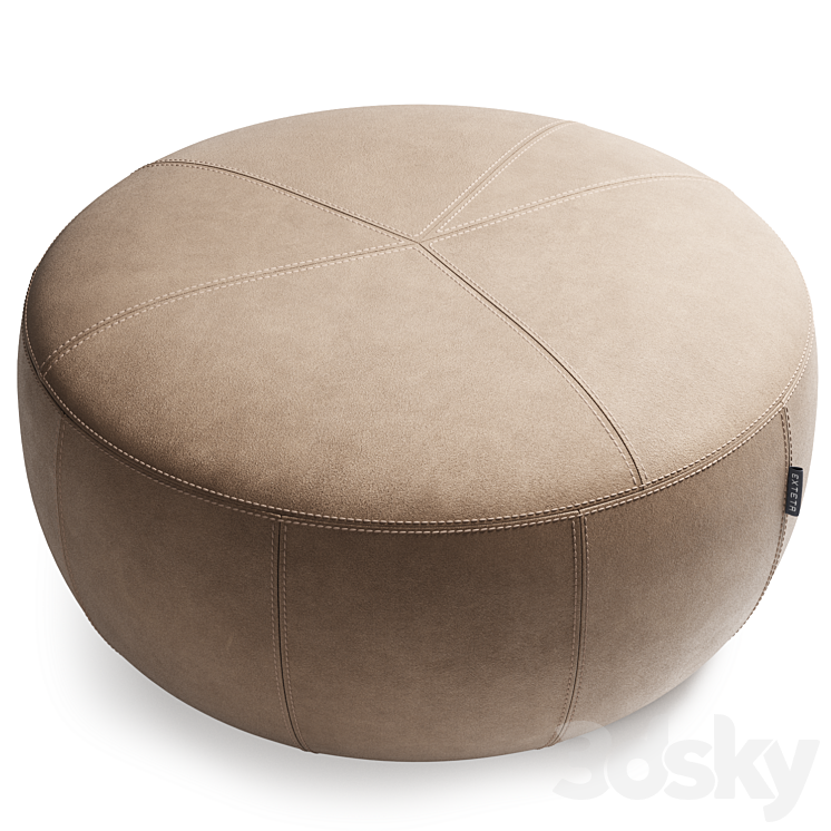 Pouf Exteta 10TH Clove 3D Model Free