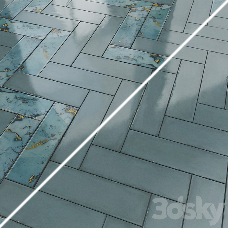 Kerama Marazzi Darsena 8.5x28.5 3D Model Free