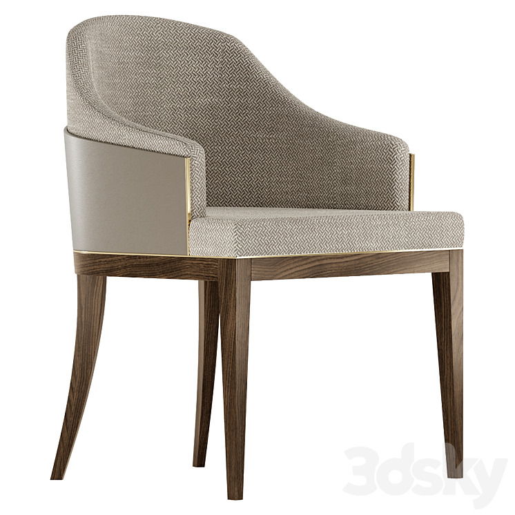 Aster – Wolfe dining chair 3DS Max Model - thumbnail 1