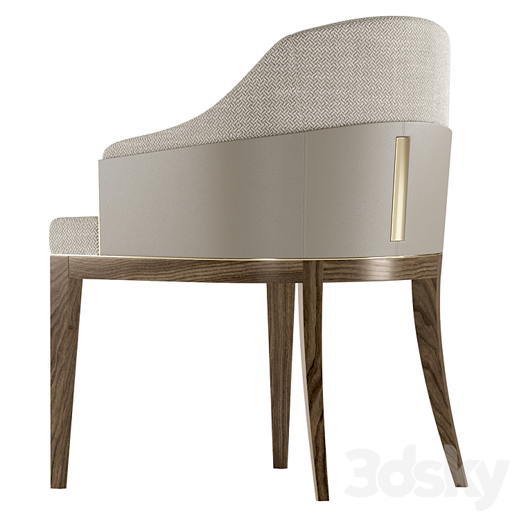 Aster – Wolfe dining chair 3DS Max Model - thumbnail 2