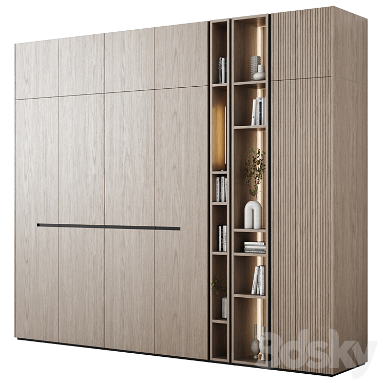 Cabinets modular in modern style 60 3D Model