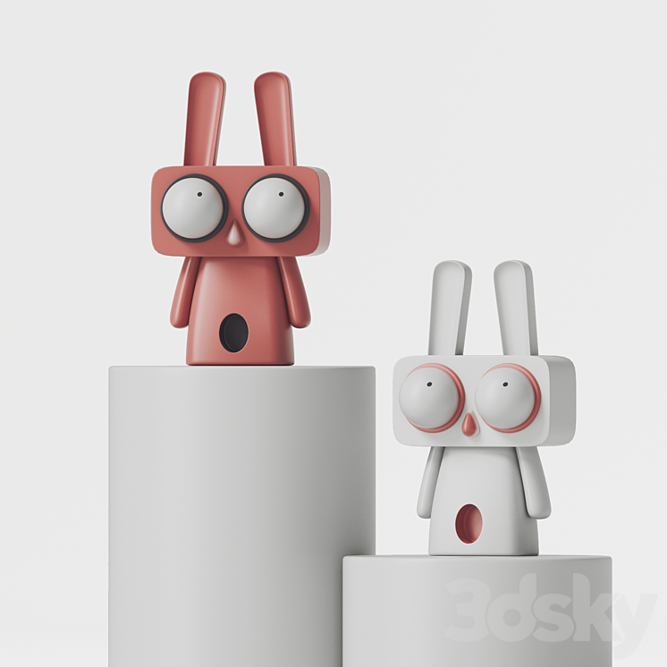rabbit sculpture 3D Model