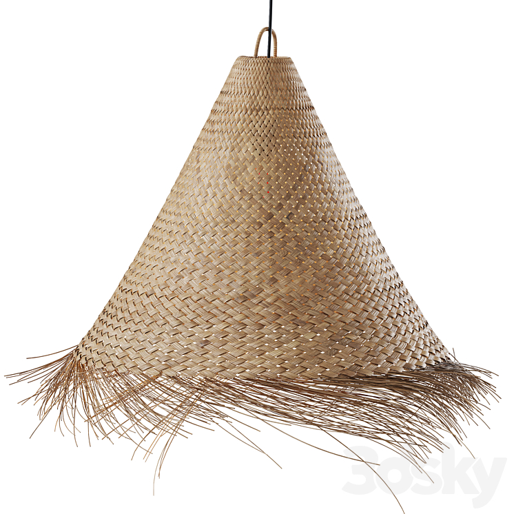 Palm leaf chandelier WESOKO 3DS Max Model - thumbnail 1