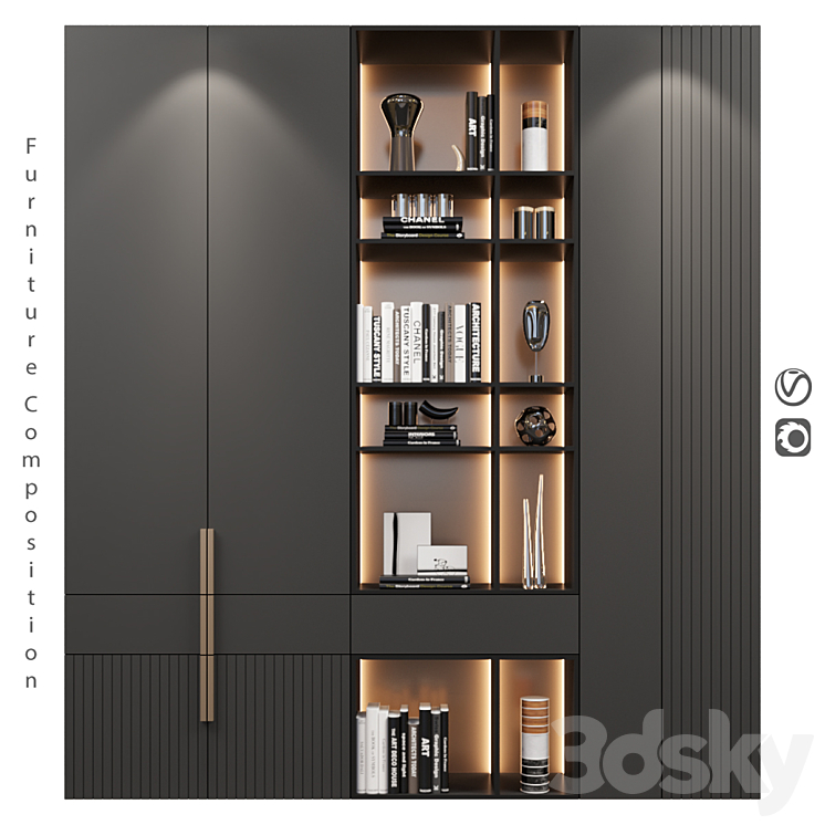 Furniture composition | 332 3D Model