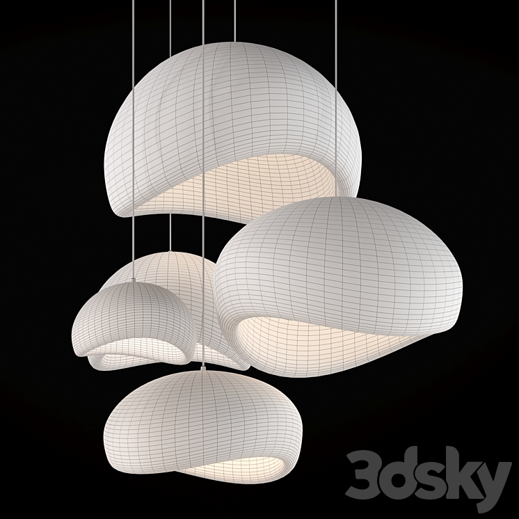 Khmara Pendant Light by Makhno 3D Model