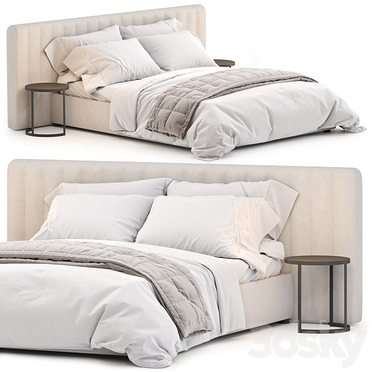 Berlin Bed Roveconcepts 3DS Max Model - thumbnail 1