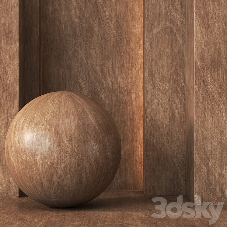 Wood Texture 4K – Seamless – 2 Colors 3D Model