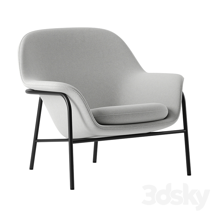 Drape Lounge Chair by Normann Copenhagen 3DS Max Model - thumbnail 1