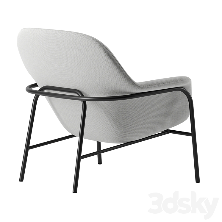 Drape Lounge Chair by Normann Copenhagen 3DS Max Model - thumbnail 2