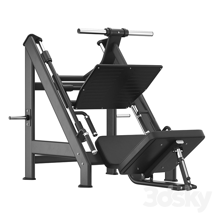 DHZ Fitness E-7056 Leg Press 3D Model Free