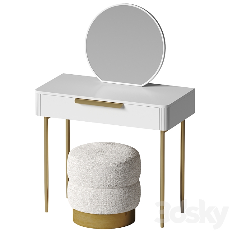 Made Ebro and Charlize Stool by INTERLUDE HOME 3D Model