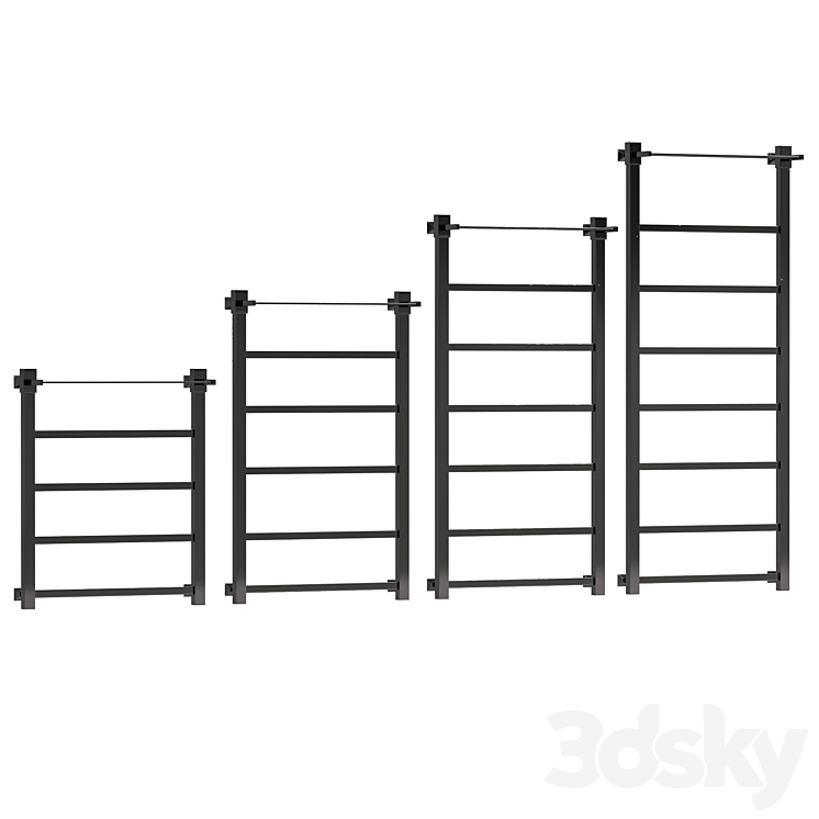 Heated towel rail Secado Corato Towel rail 3D model