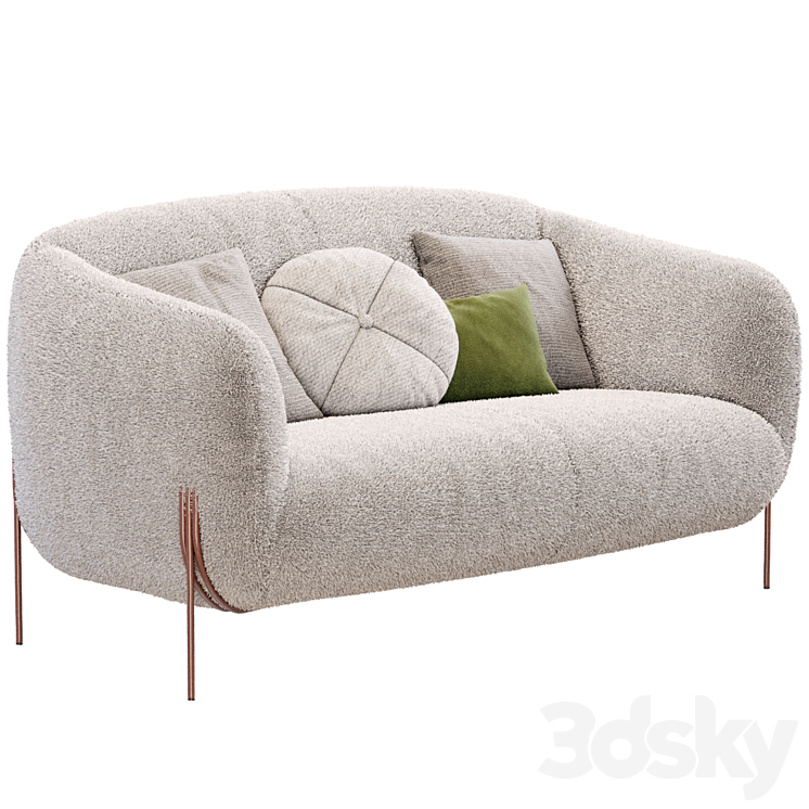 Geo Sofa By Saba 3D Model Free