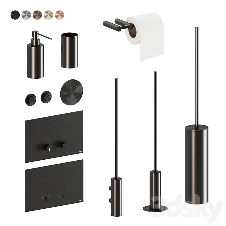 Cea Accessories set 1 - Bathroom accessories - 3D model