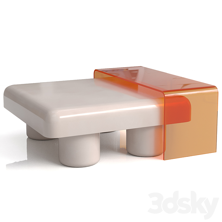 Coffee tables PELSON 3DS Max Model - thumbnail 1