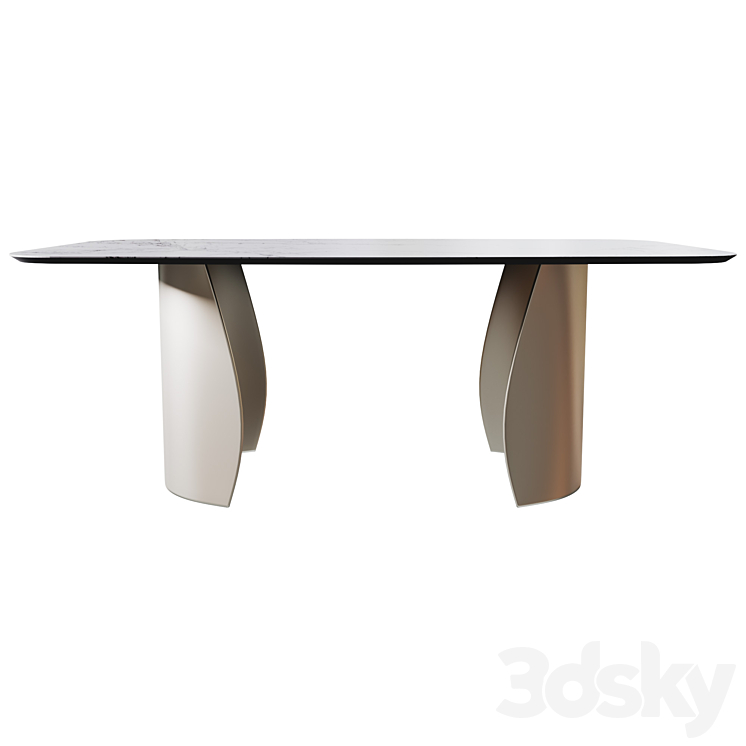 Dining table PIERRE 3D Model Free