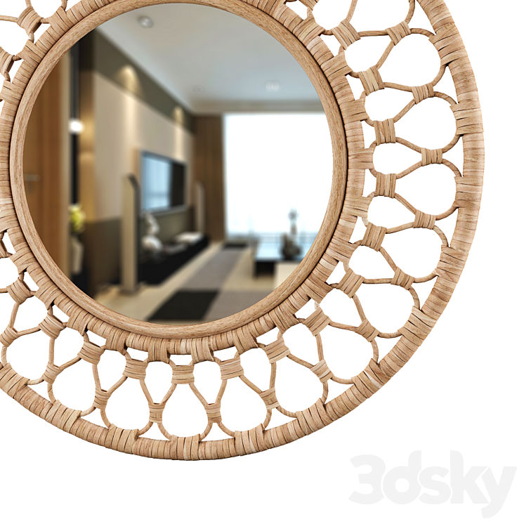 Mirror GRINSBOL by IKEA 3D Model Free