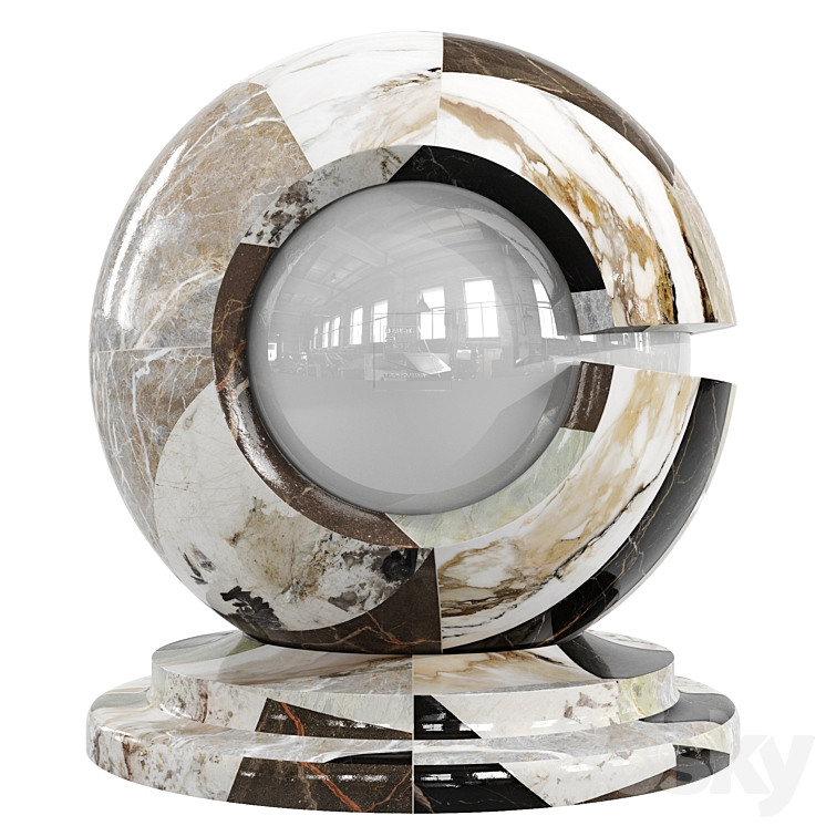 Metamorphosi Marble 3D Model