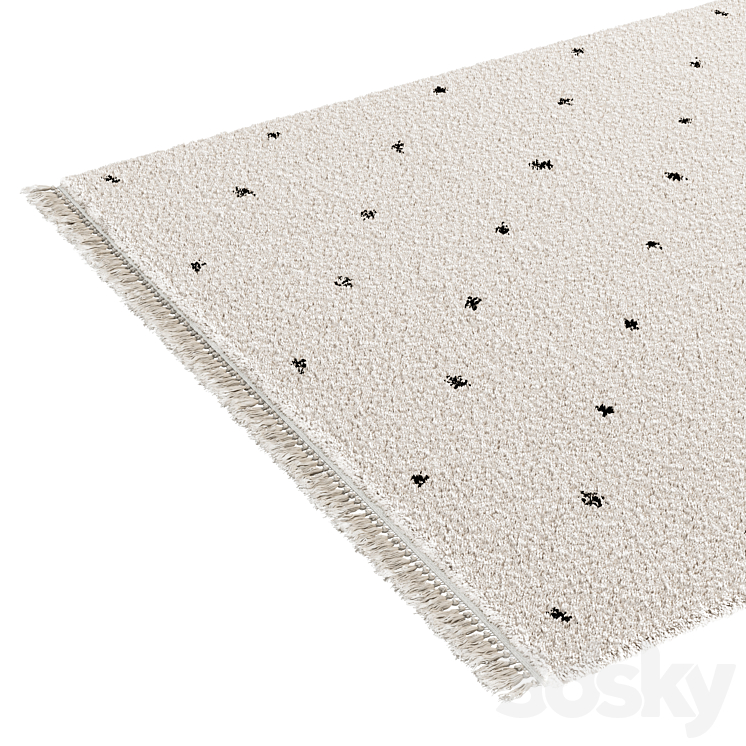 Berber style Ava rug by LA REDOUTE INTERIEURS 3D Model Free