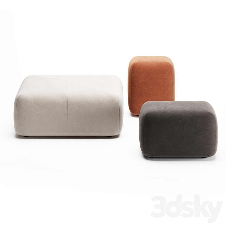 SEASON | Pouf by Viccarbe 3D Model Free