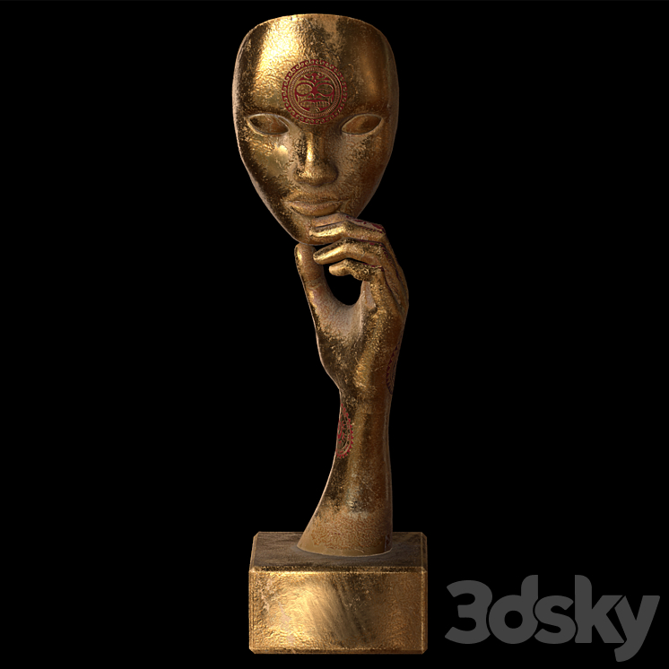 Statuette_Ishtar - Sculpture - 3D model