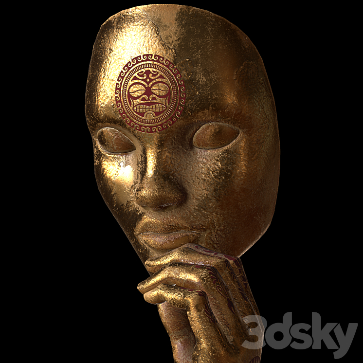 Statuette_Ishtar - Sculpture - 3D model