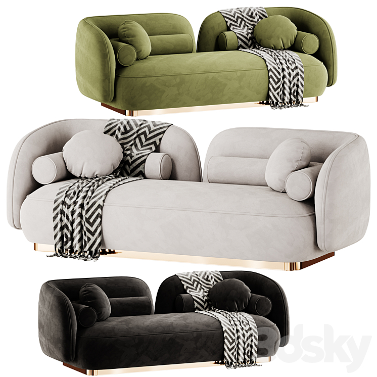 Nordic Sofa by Leader 3D Model Free
